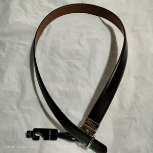 Cole Haan Mens Reversible Leather Belt Black Tan Size Medium M 34-36 NWT $80